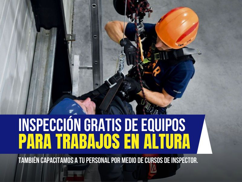 Inspección Gratuita de Equipos para Trabajo en Alturas