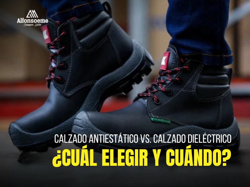 Calzado antiestático vs. calzado dieléctrico: ¿cuál elegir y cuándo?
