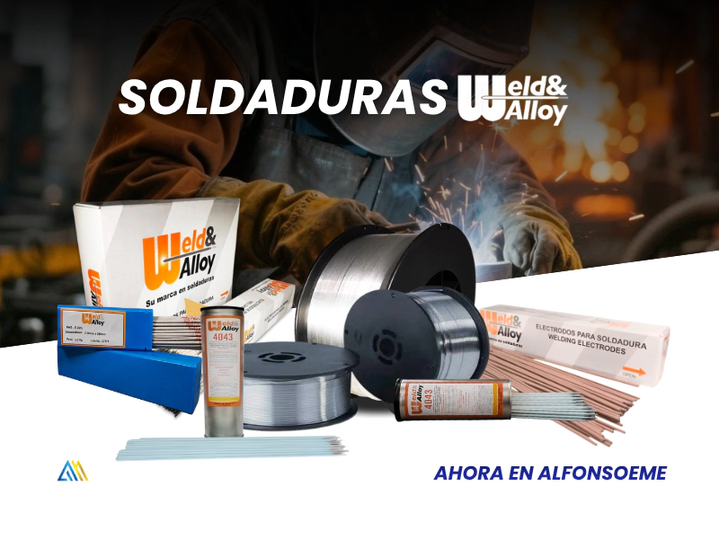 Nueva línea de soldaduras Weld & Alloy: consumibles de alto desempeño para la industria