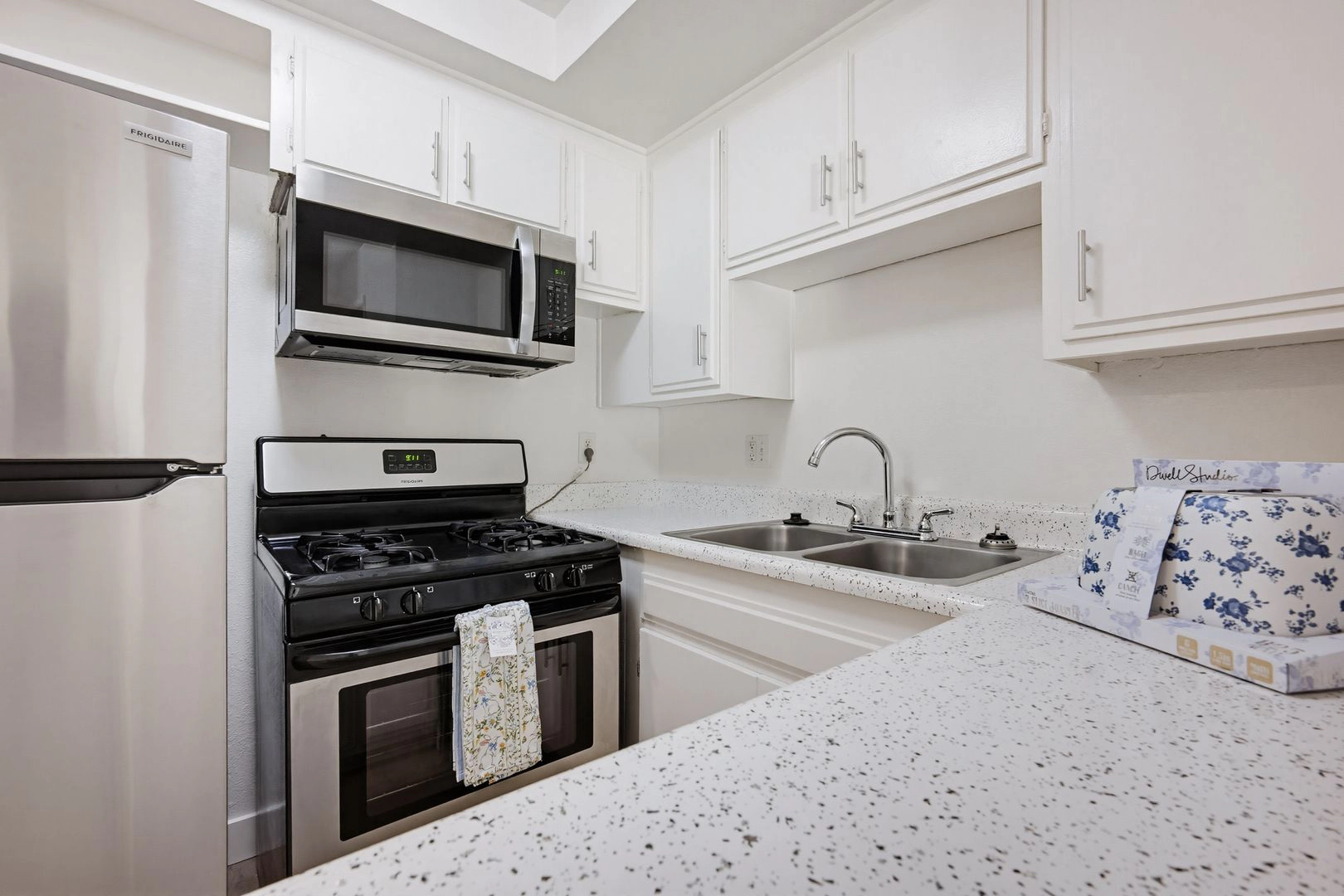 3D floor plan a 2 Bed, 2 bath apartment