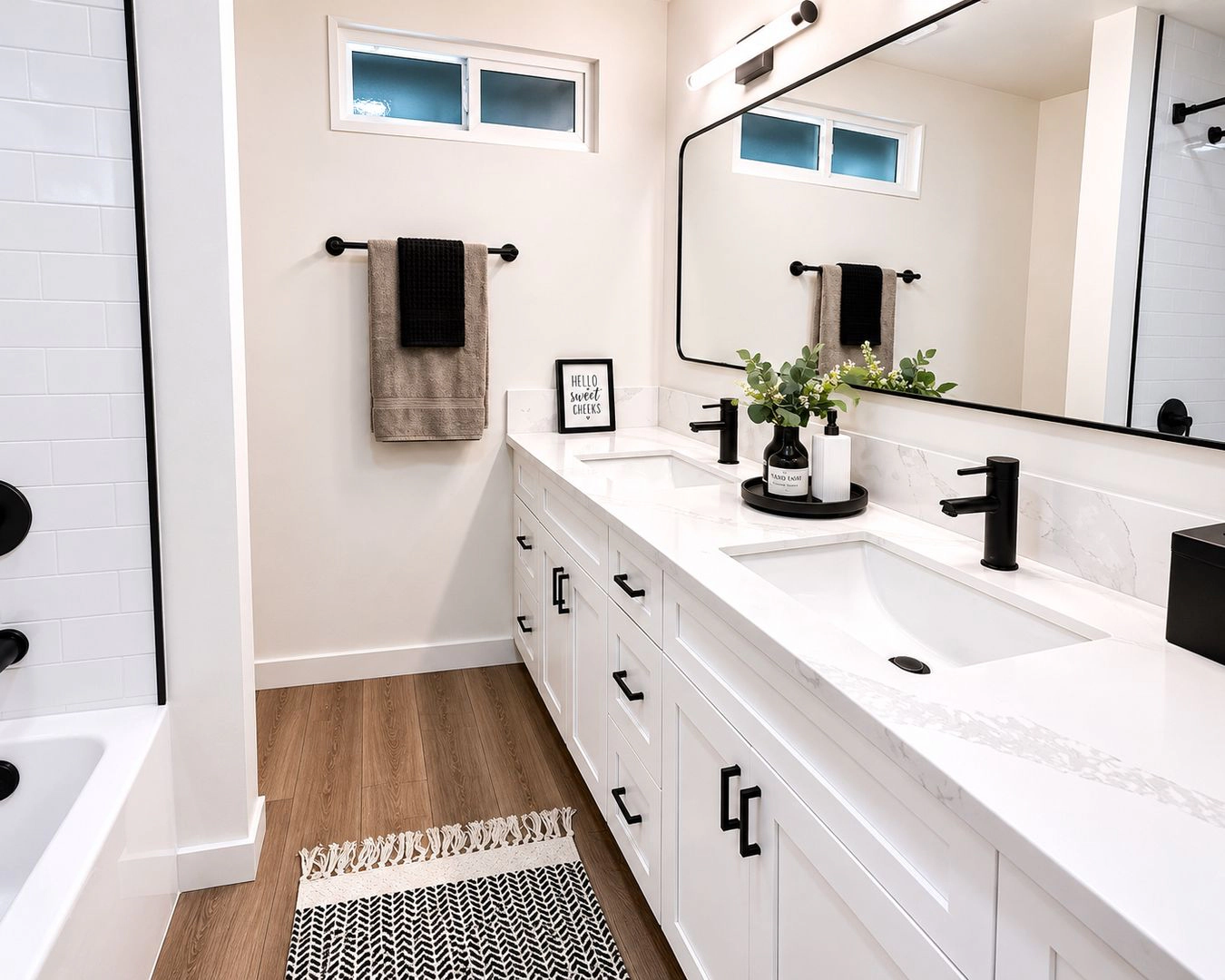3D floor plan a 2 Bed, 2 bath apartment