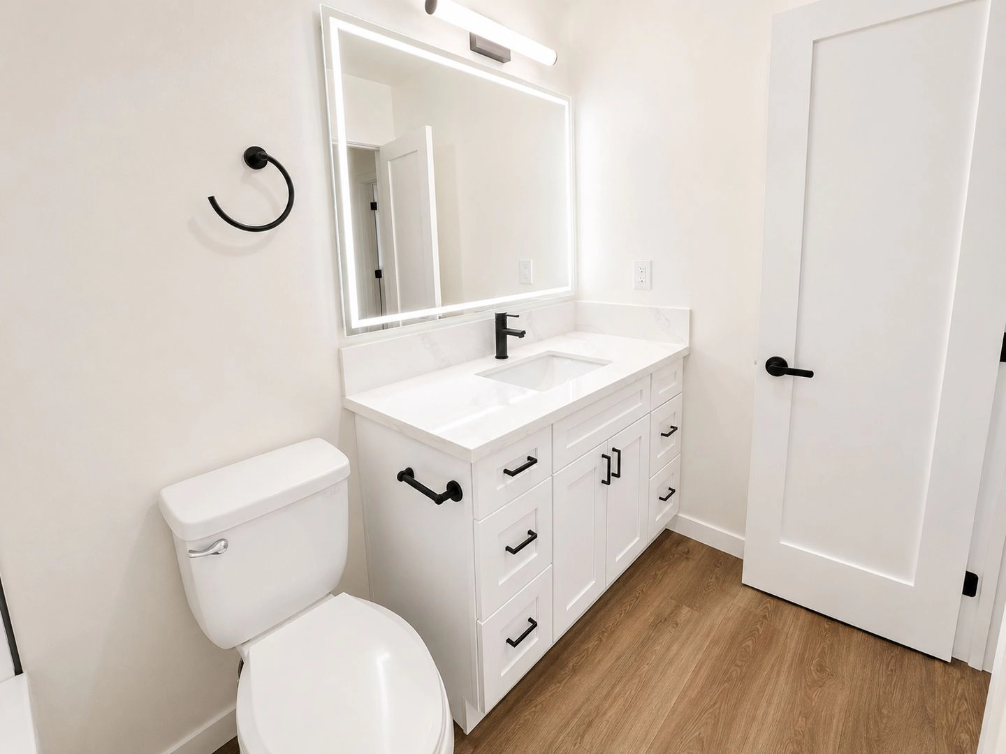 3D floor plan a 2 Bed, 2 bath apartment