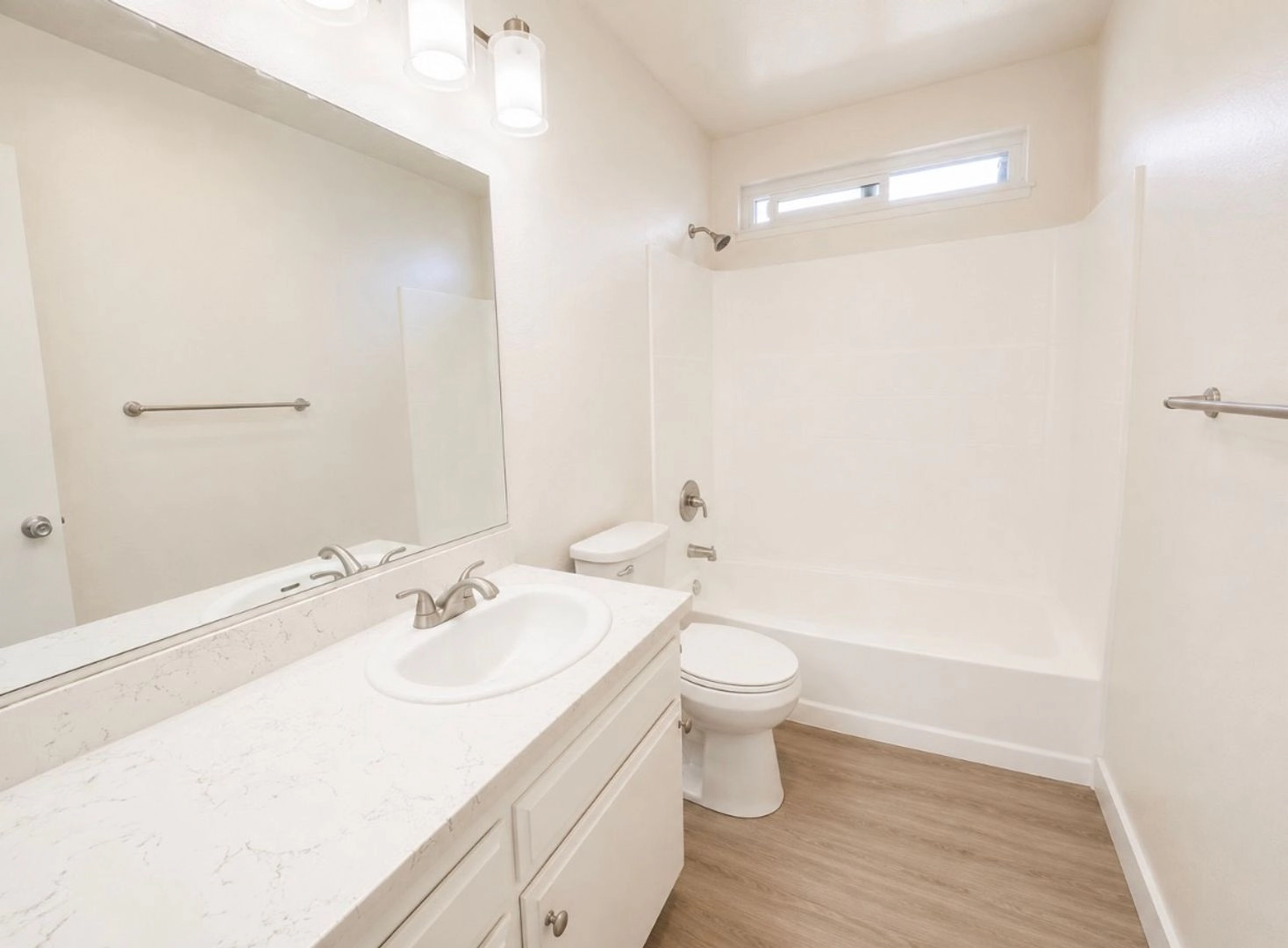 3D floor plan a 2 Bed, 1 bath apartment