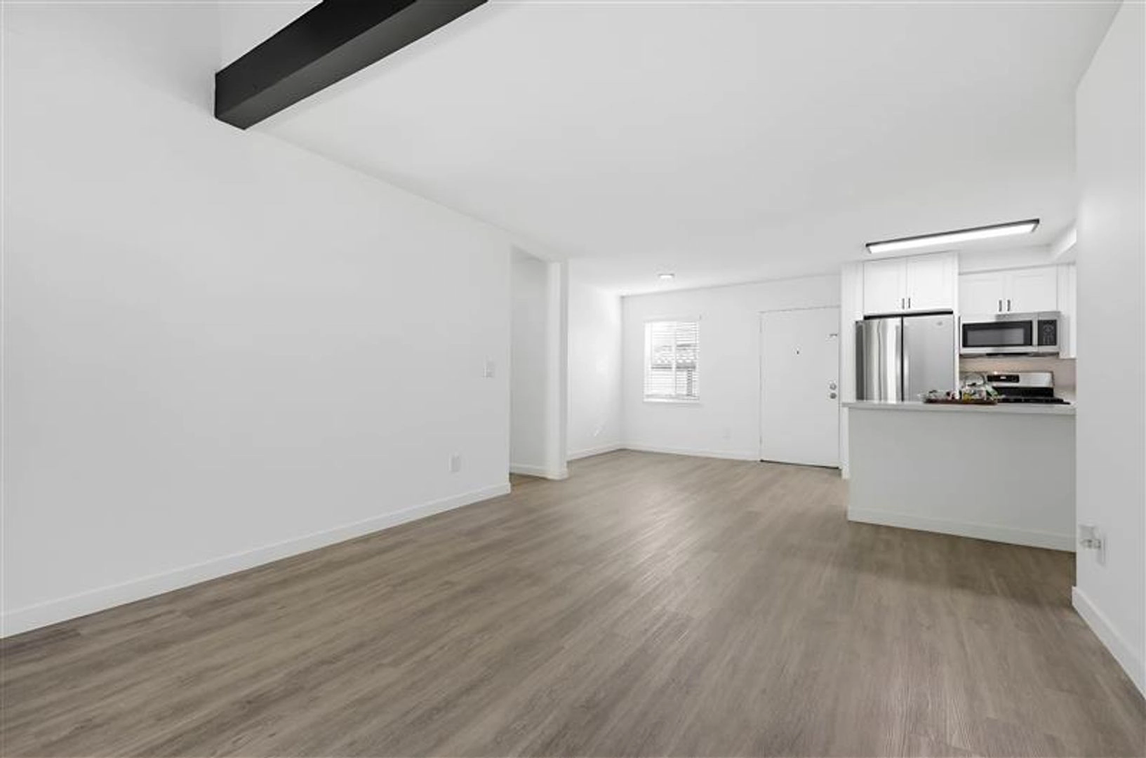 3D floor plan a 1 Bed, 1 bath apartment