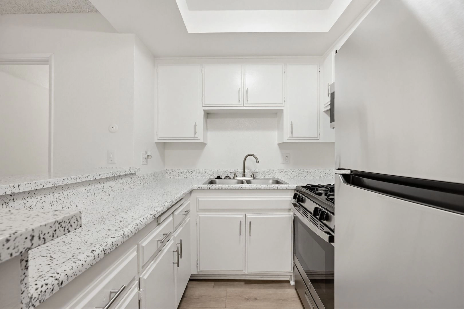 3D floor plan a 1 Bed, 1 bath apartment