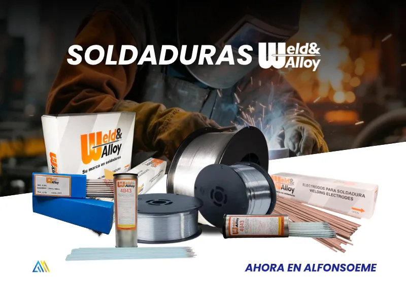 Nueva línea de soldaduras Weld & Alloy: consumibles de alto desempeño para la industria