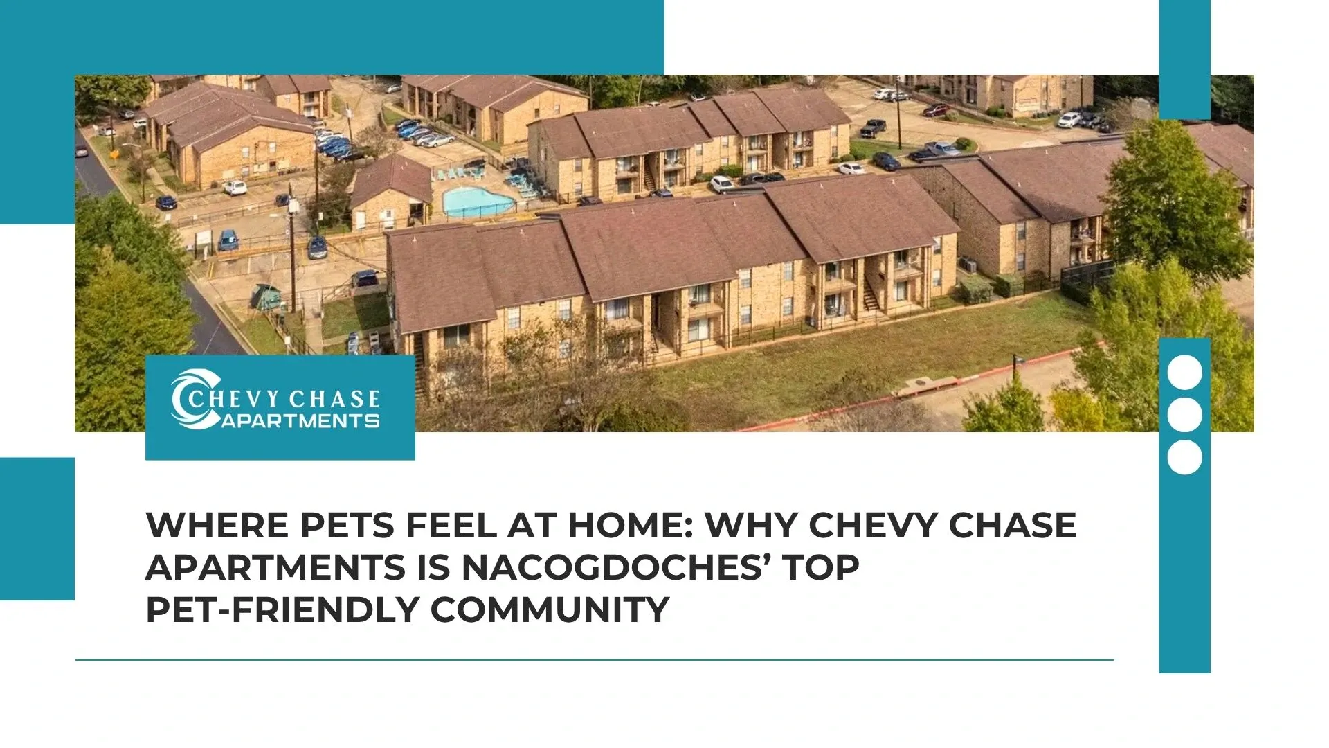 Where Pets Feel at Home: Why Chevy Chase Apartments Is Nacogdoches’ Top Pet-Friendly Community