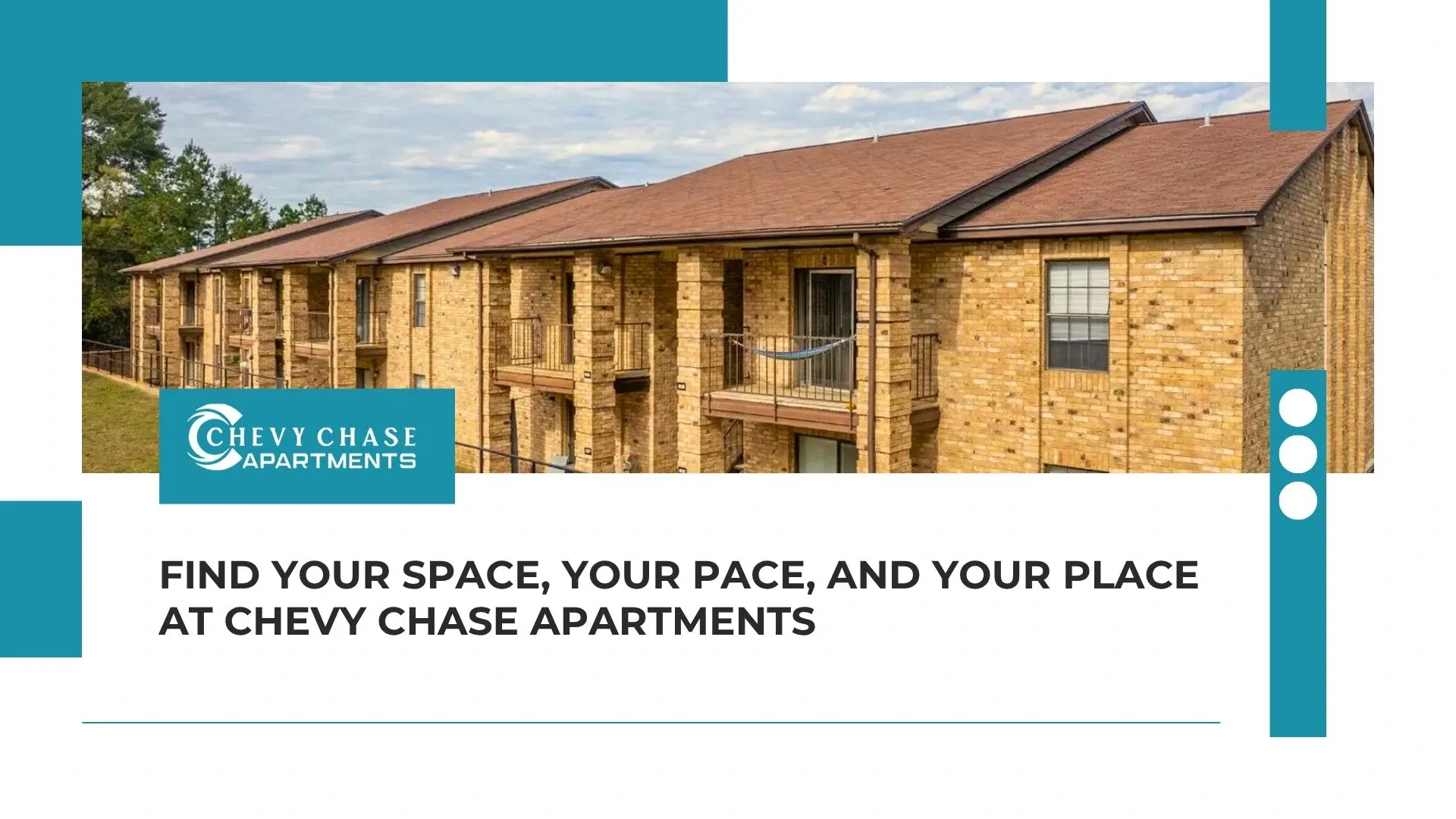Find Your Space, Your Pace, and Your Place at Chevy Chase Apartments 