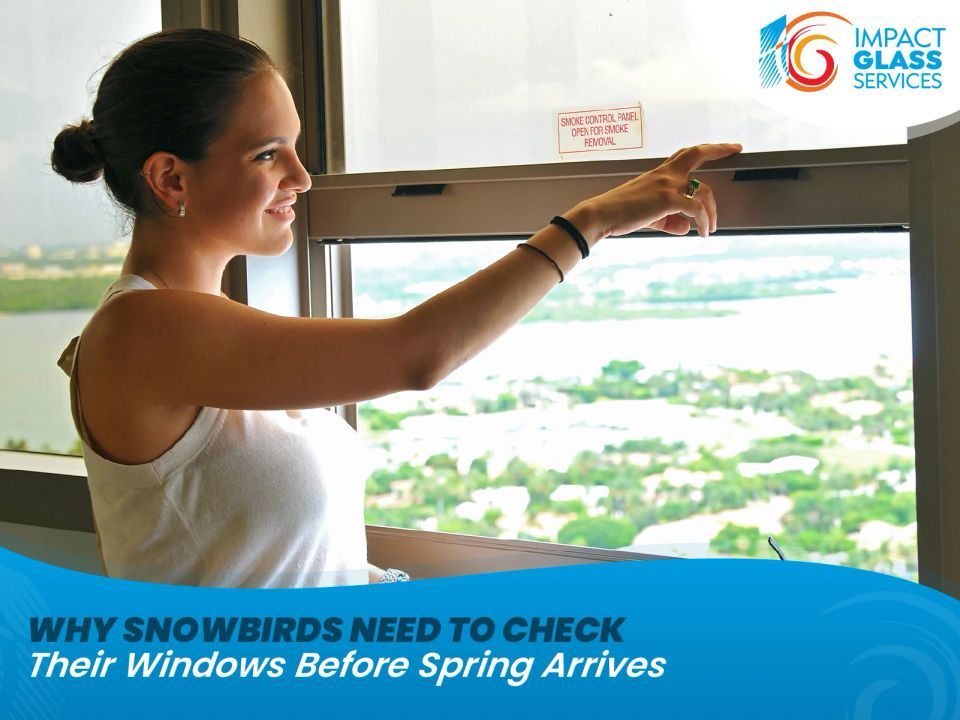 Why Snowbirds Need to Check Their Windows Before Spring Arrives