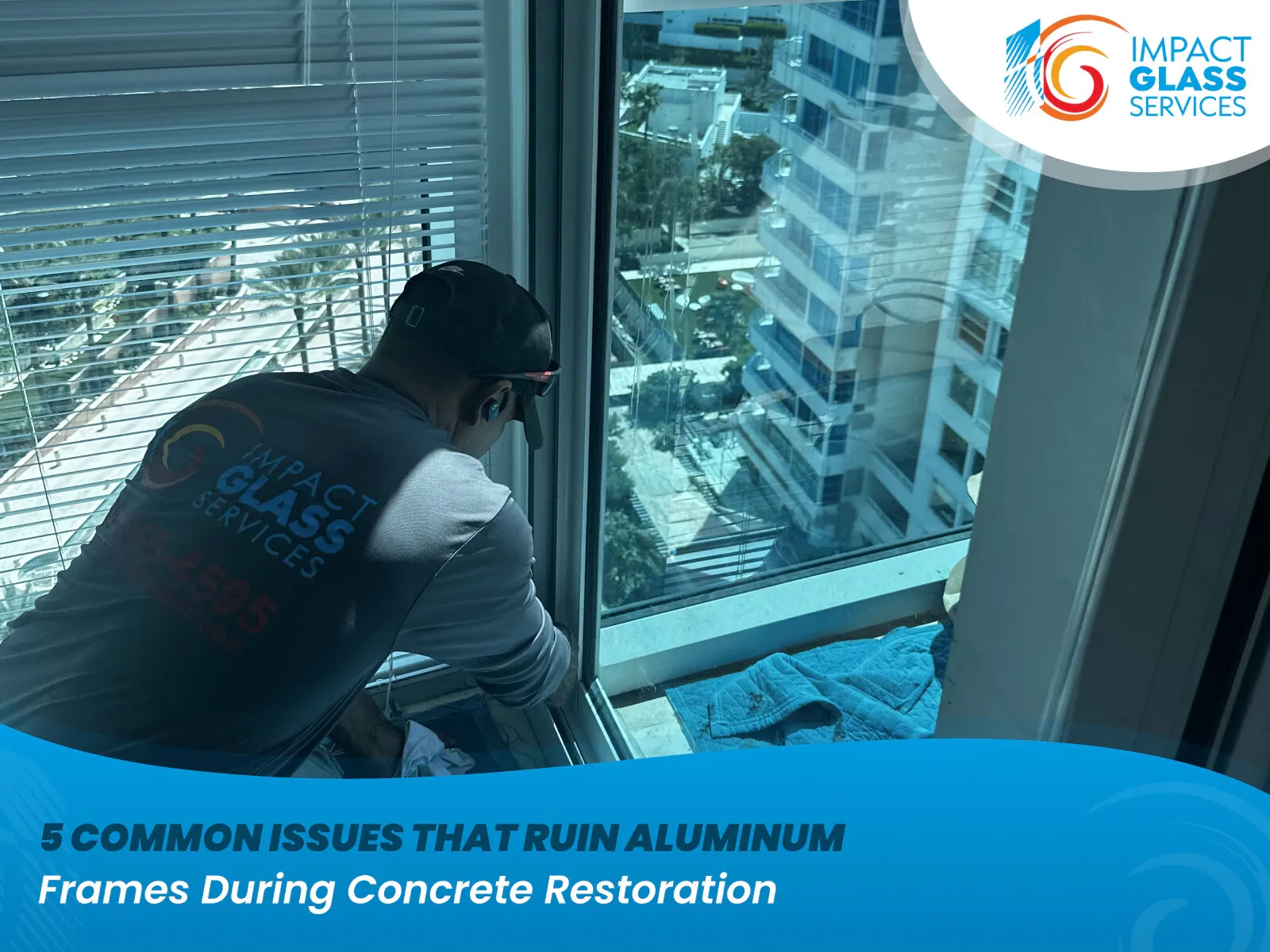 5 Common Issues That Ruin Aluminum Frames During Concrete Restoration