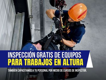 Inspección Gratuita de Equipos para Trabajo en Alturas