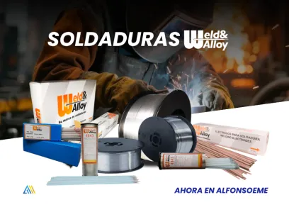 Nueva línea de soldaduras Weld & Alloy: consumibles de alto desempeño para la industria