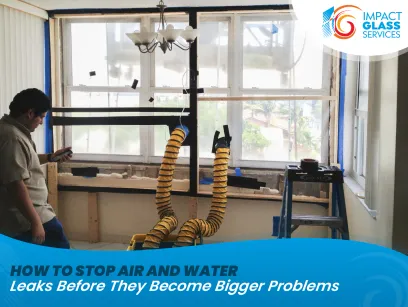 How to Stop Air and Water Leaks Before They Become Bigger Problems