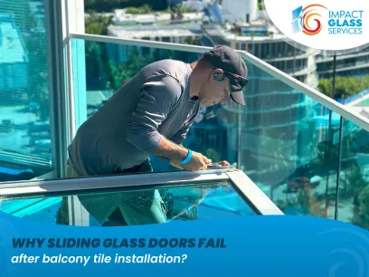 Why Sliding Glass Doors Fail After Balcony Tile Installation