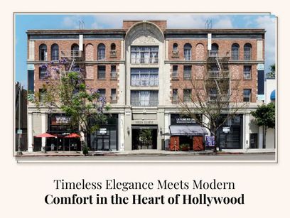 Timeless Elegance Meets Modern Comfort in the Heart of Hollywood
