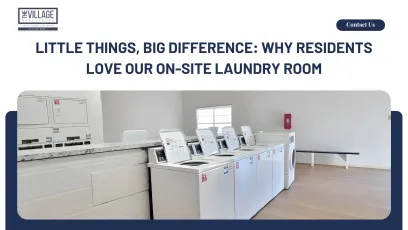 Little Things, Big Difference: Why Residents Love Our On-Site Laundry Room