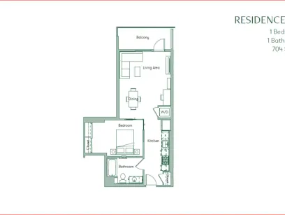 1x1 a floorplan