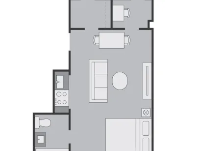 the bachelor floorplan