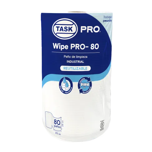 Wipe PRO-80 x 80 und Paño Reutilizable Task Pro Blanco Barranquilla ...